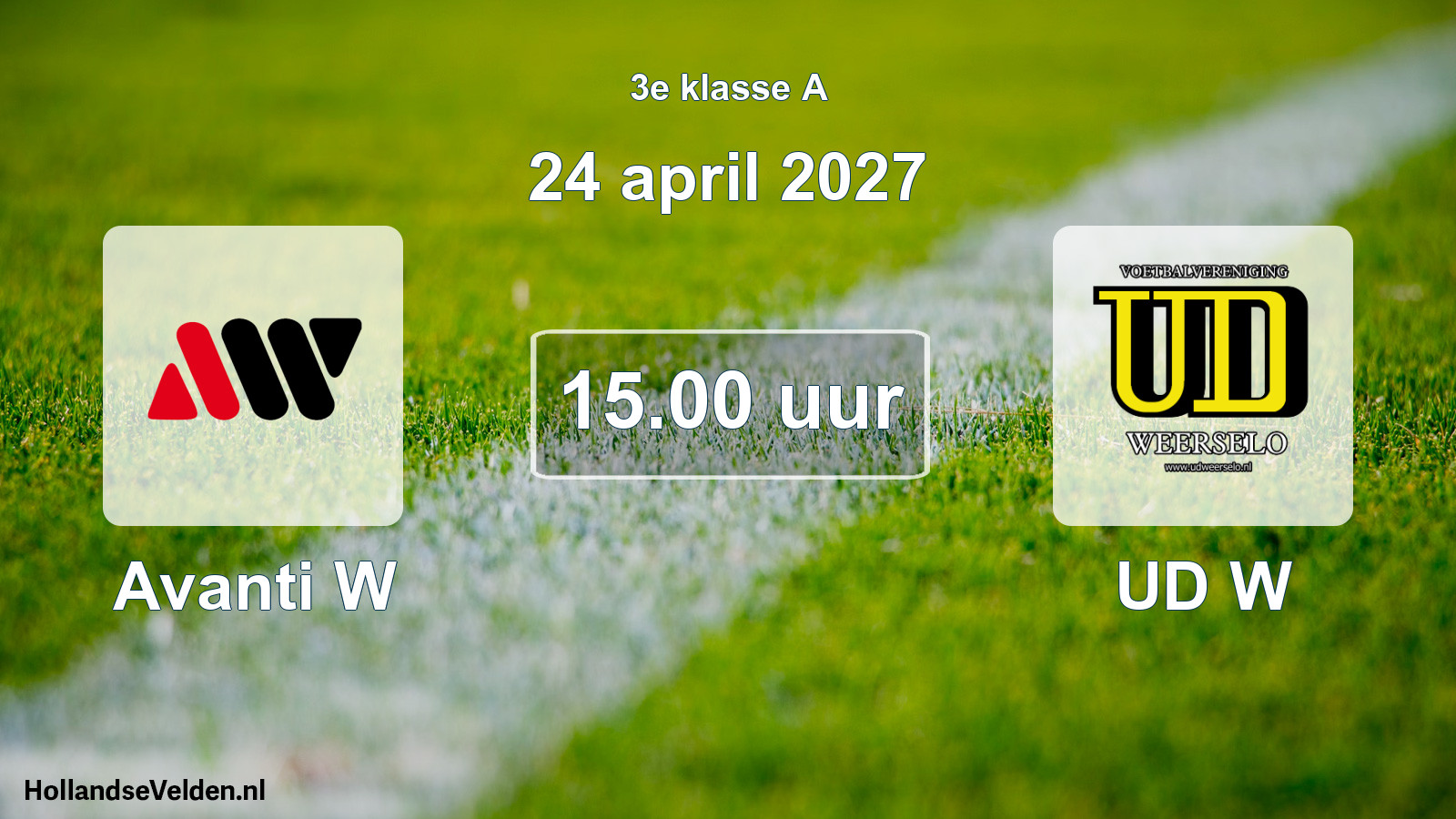 Scheduled Match: Avanti W - UD W (24 April 2027)