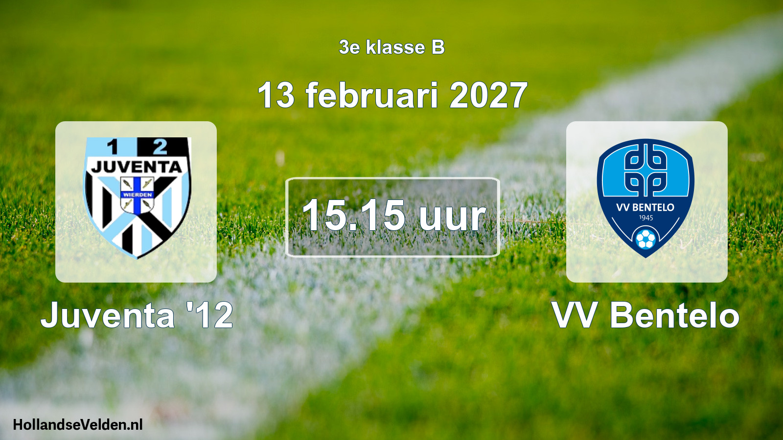 Geplande wedstrijd: Juventa '12 - VV Bentelo (13 februari 2027)