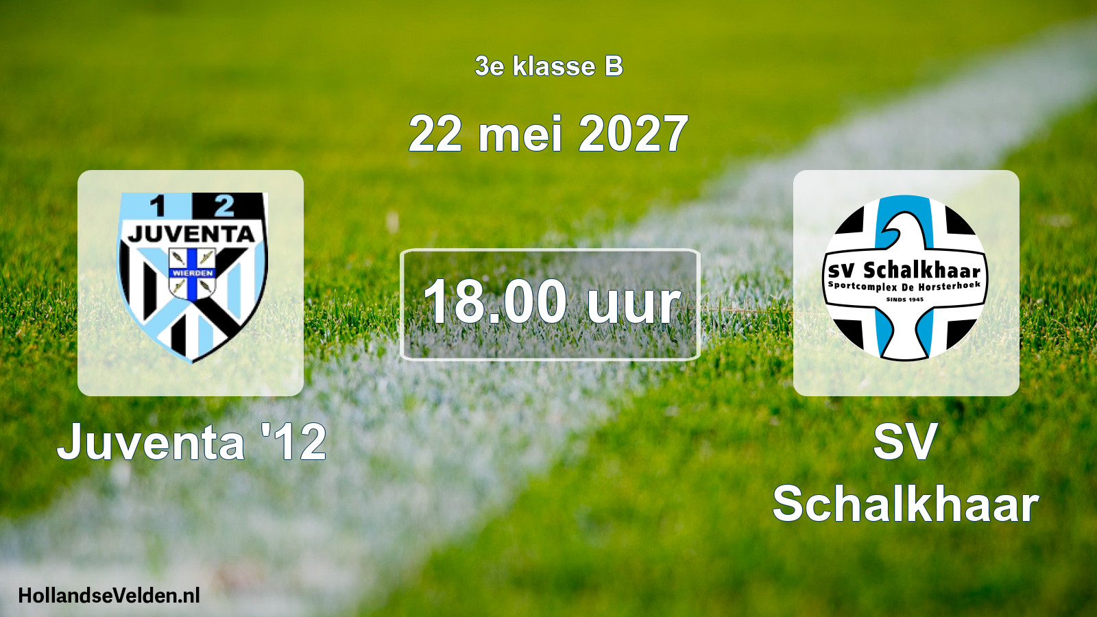 Geplande wedstrijd: Juventa '12 - SV Schalkhaar (22 mei 2027)