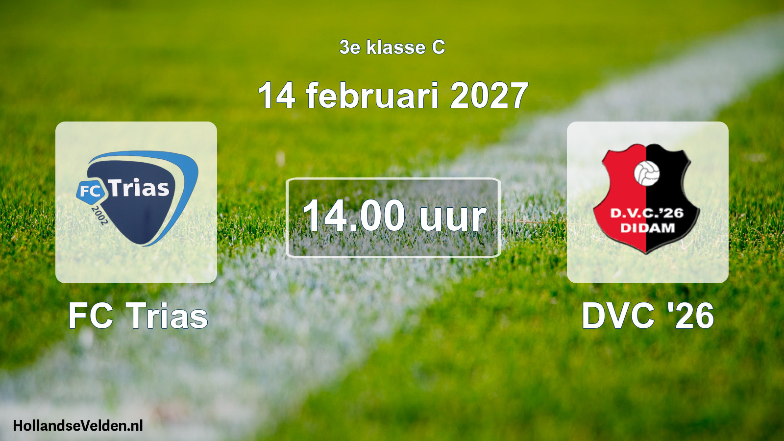 Scheduled Match: FC Trias - DVC '26 (14 February 2027)