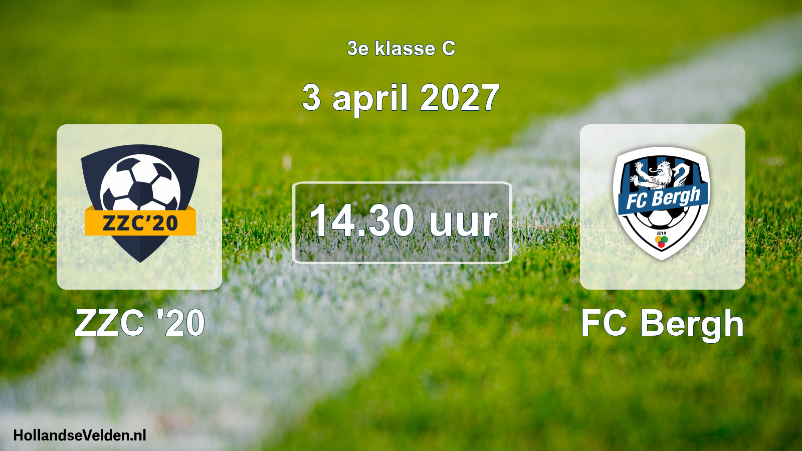 Scheduled Match: ZZC '20 - FC Bergh (3 April 2027)