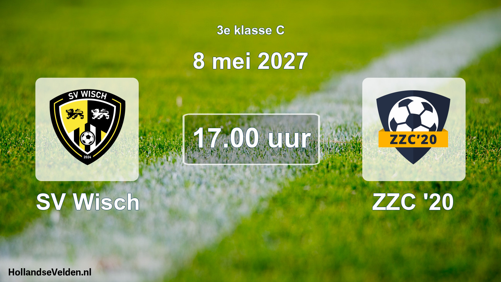 Geplande wedstrijd: SV Wisch - ZZC '20 (8 mei 2027)