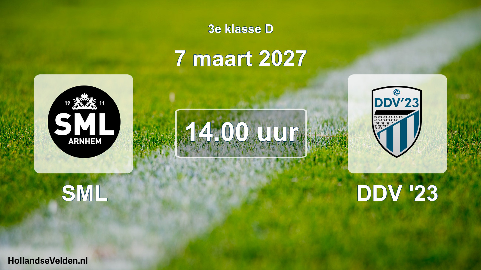 Geplande wedstrijd: SML - DDV '23 (7 maart 2027)
