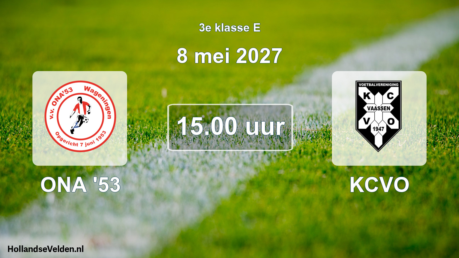 Geplande wedstrijd: ONA '53 - KCVO (8 mei 2027)