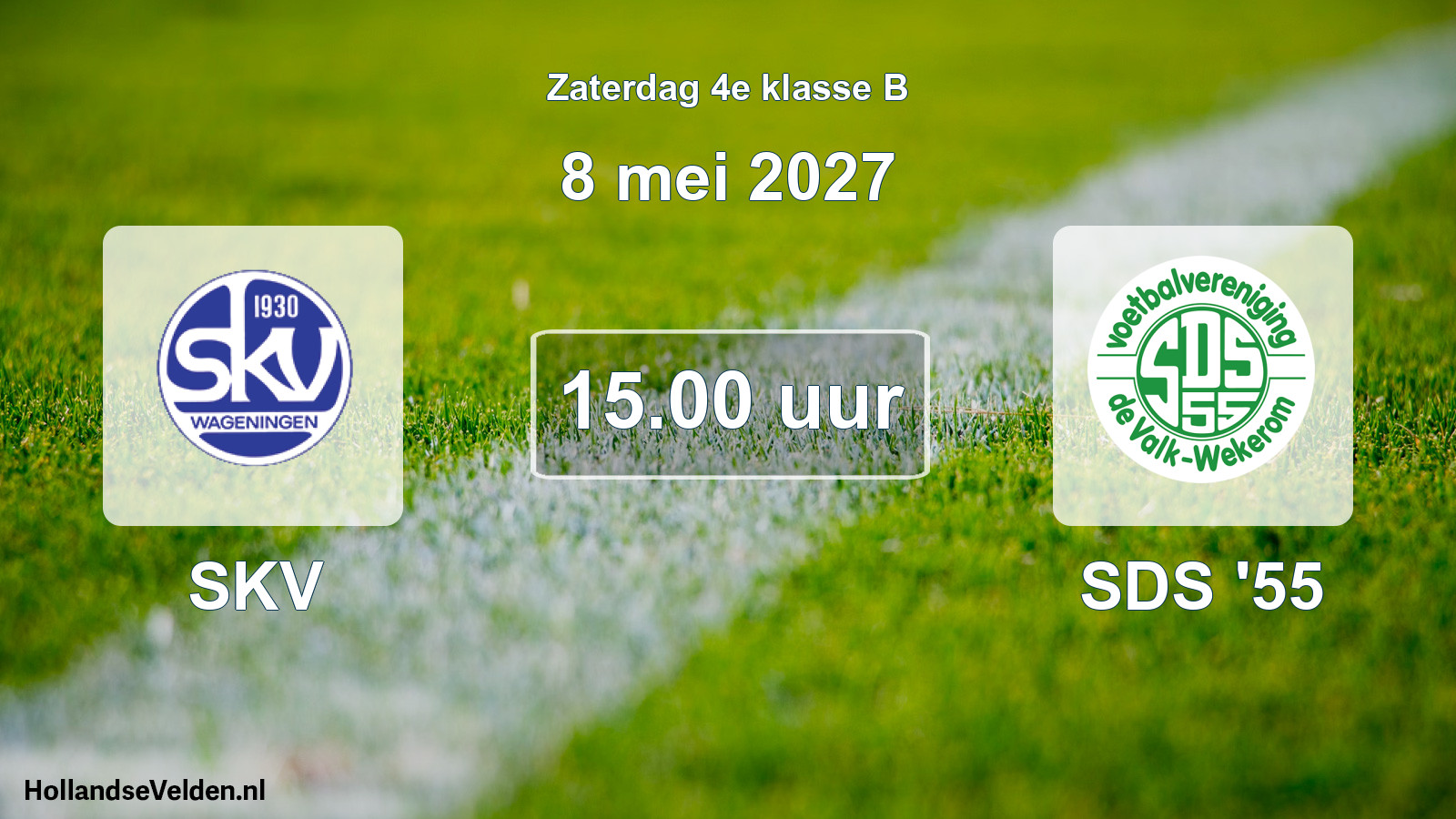 Geplande wedstrijd: SKV - SDS '55 (8 mei 2027)