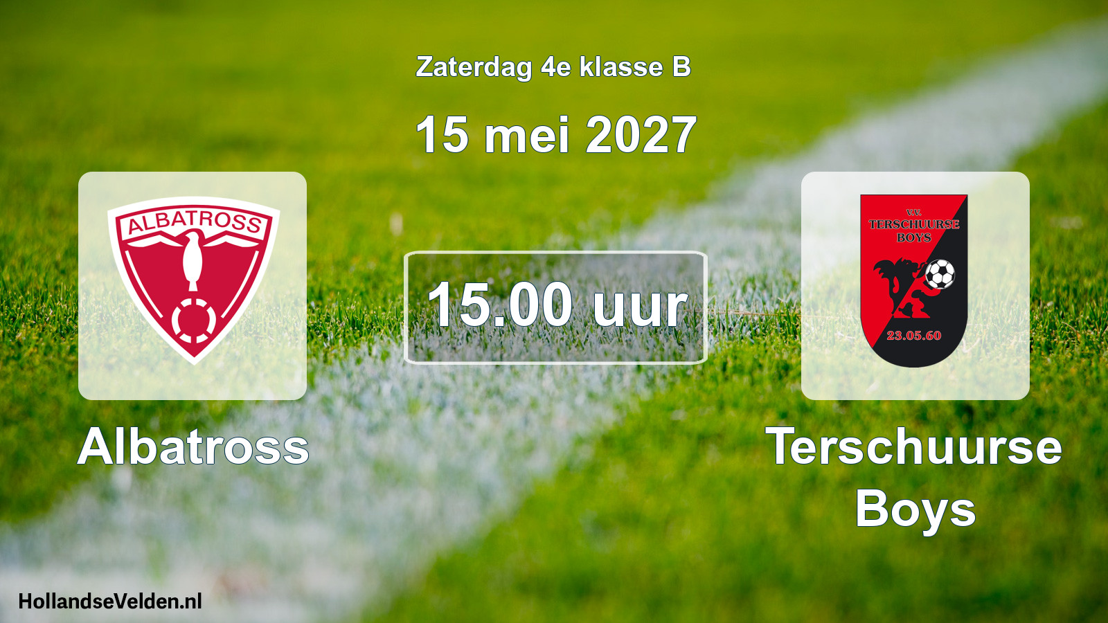 Scheduled Match: Albatross - Terschuurse Boys (15 May 2027)