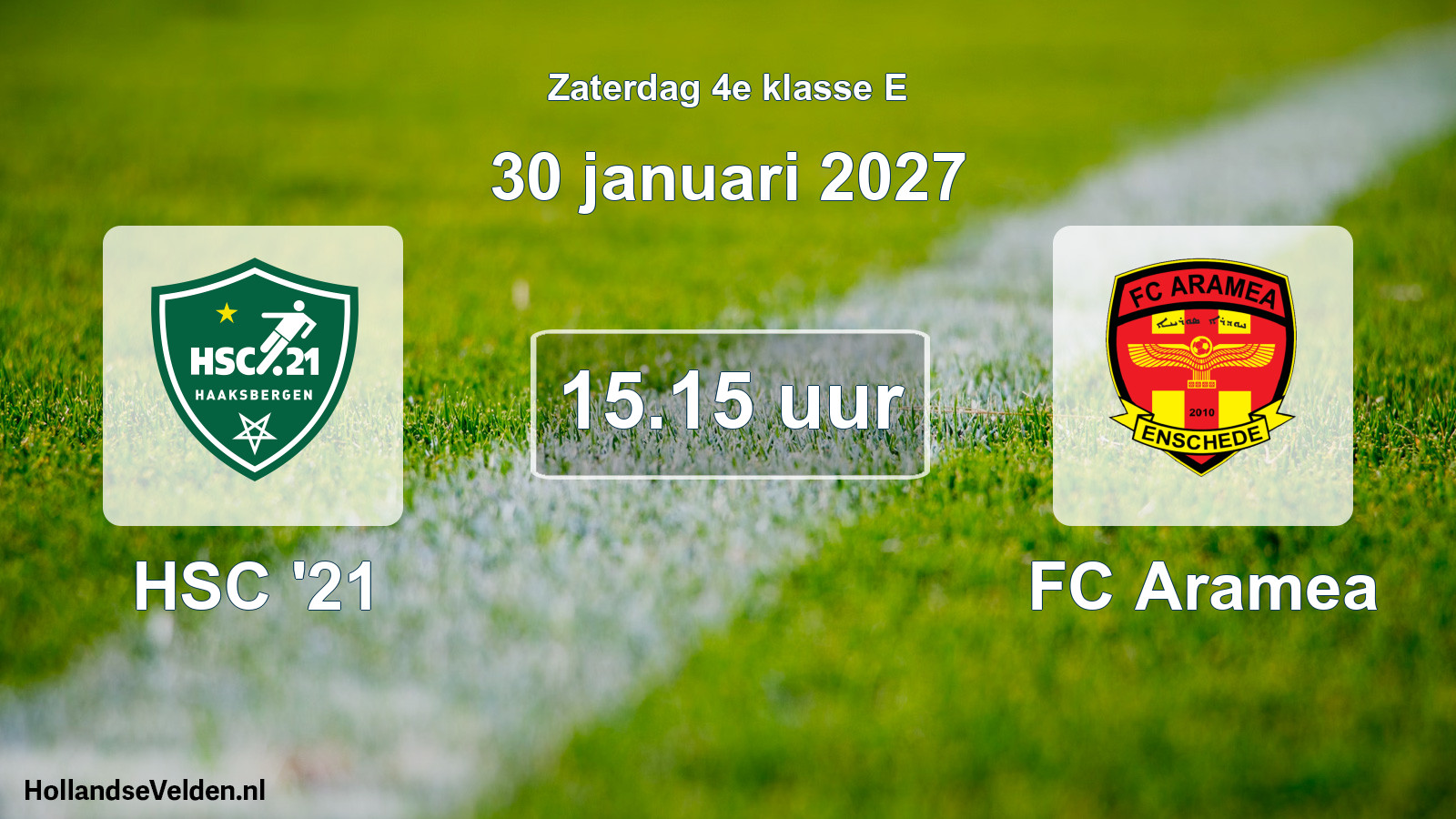 Scheduled Match: HSC '21 - FC Aramea (30 January 2027)