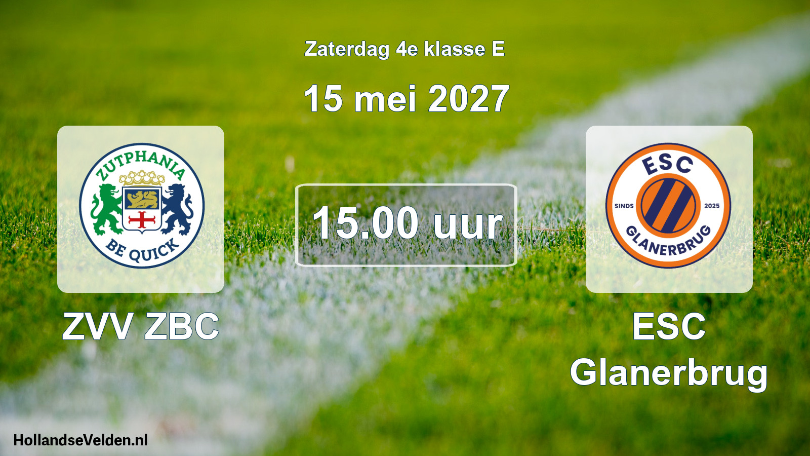 Scheduled Match: ZVV ZBC - ESC Glanerbrug (15 May 2027)