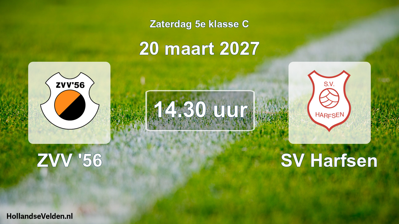 Geplande wedstrijd: ZVV '56 - SV Harfsen (20 maart 2027)