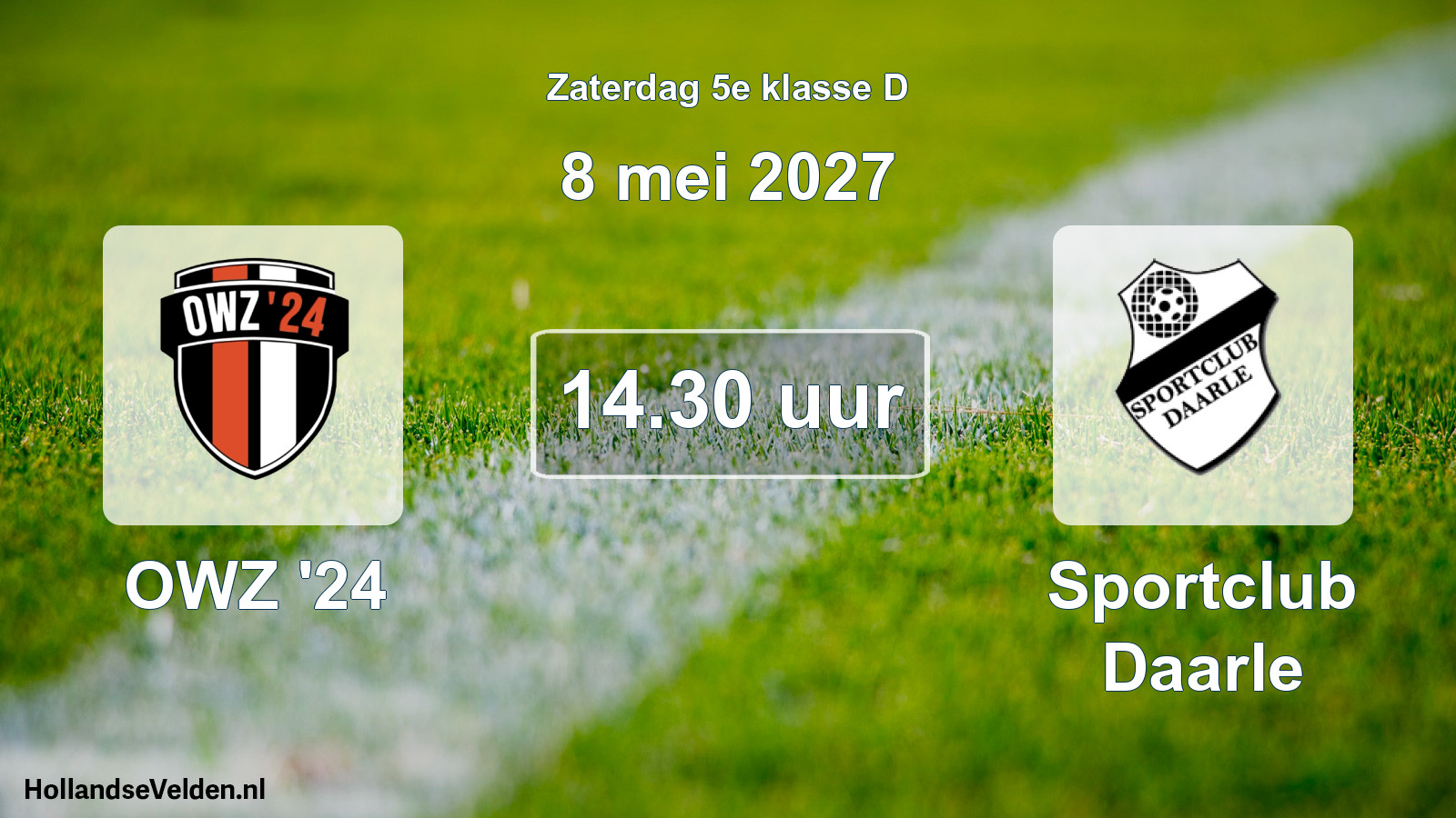 Geplande wedstrijd: OWZ '24 - Sportclub Daarle (8 mei 2027)