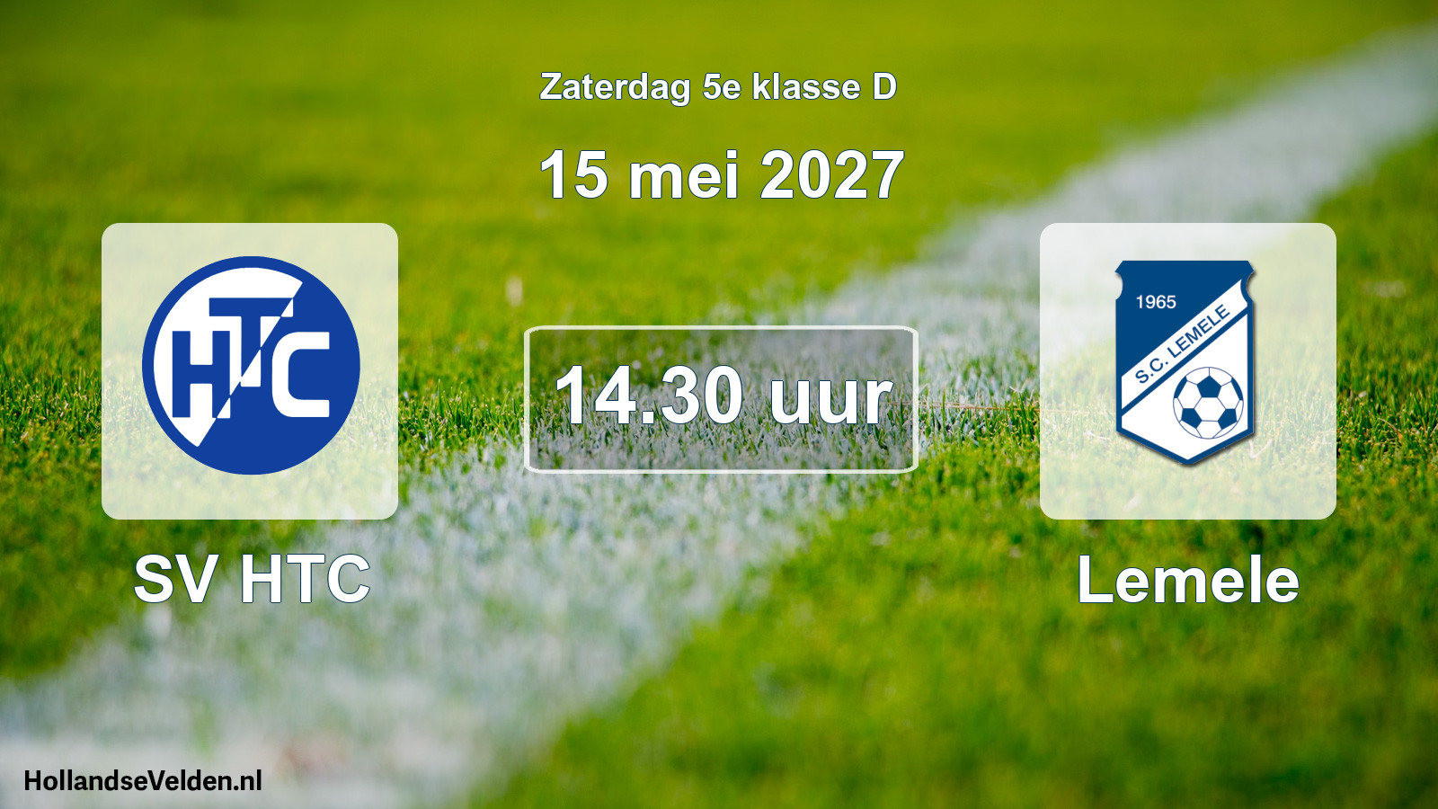 Geplande wedstrijd: SV HTC - Lemele (15 mei 2027)