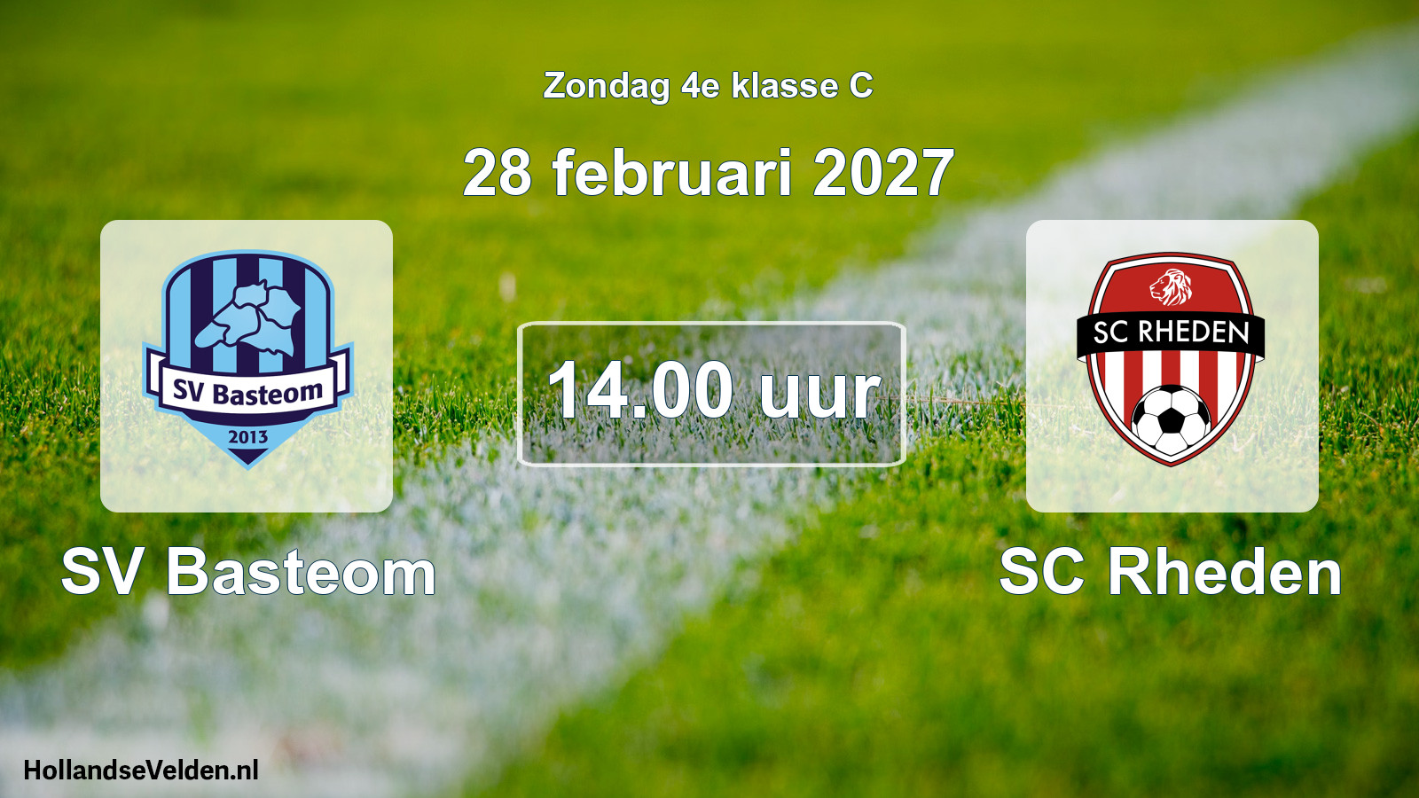 Scheduled Match: SV Basteom - SC Rheden (28 February 2027)