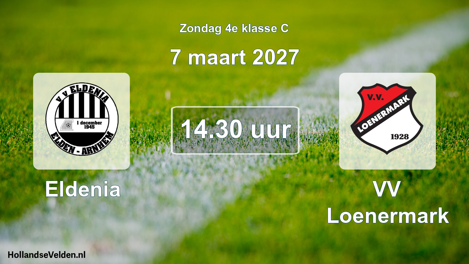 Geplande wedstrijd: Eldenia - VV Loenermark (7 maart 2027)