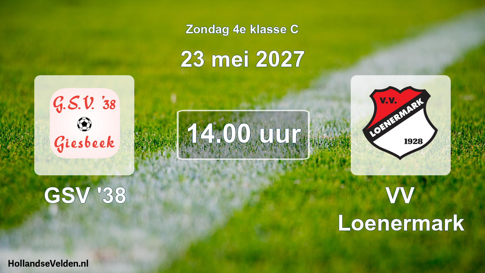 Geplande wedstrijd: GSV '38 - VV Loenermark (23 mei 2027)