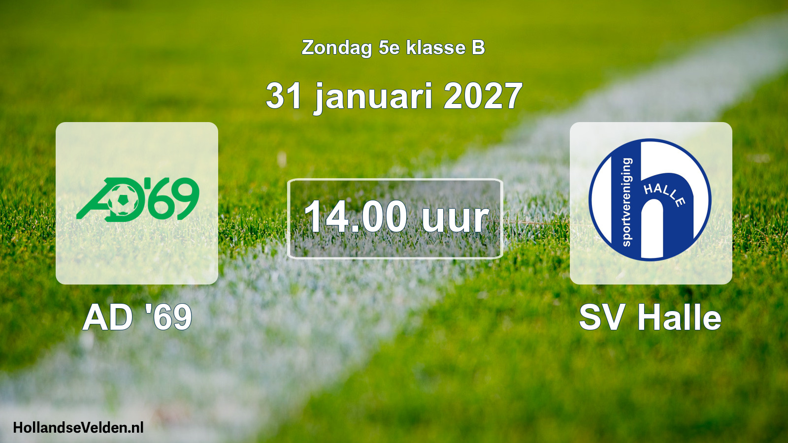Scheduled Match: AD '69 - SV Halle (31 January 2027)