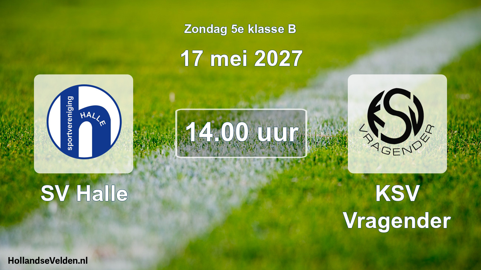 Geplande wedstrijd: SV Halle - KSV Vragender (17 mei 2027)