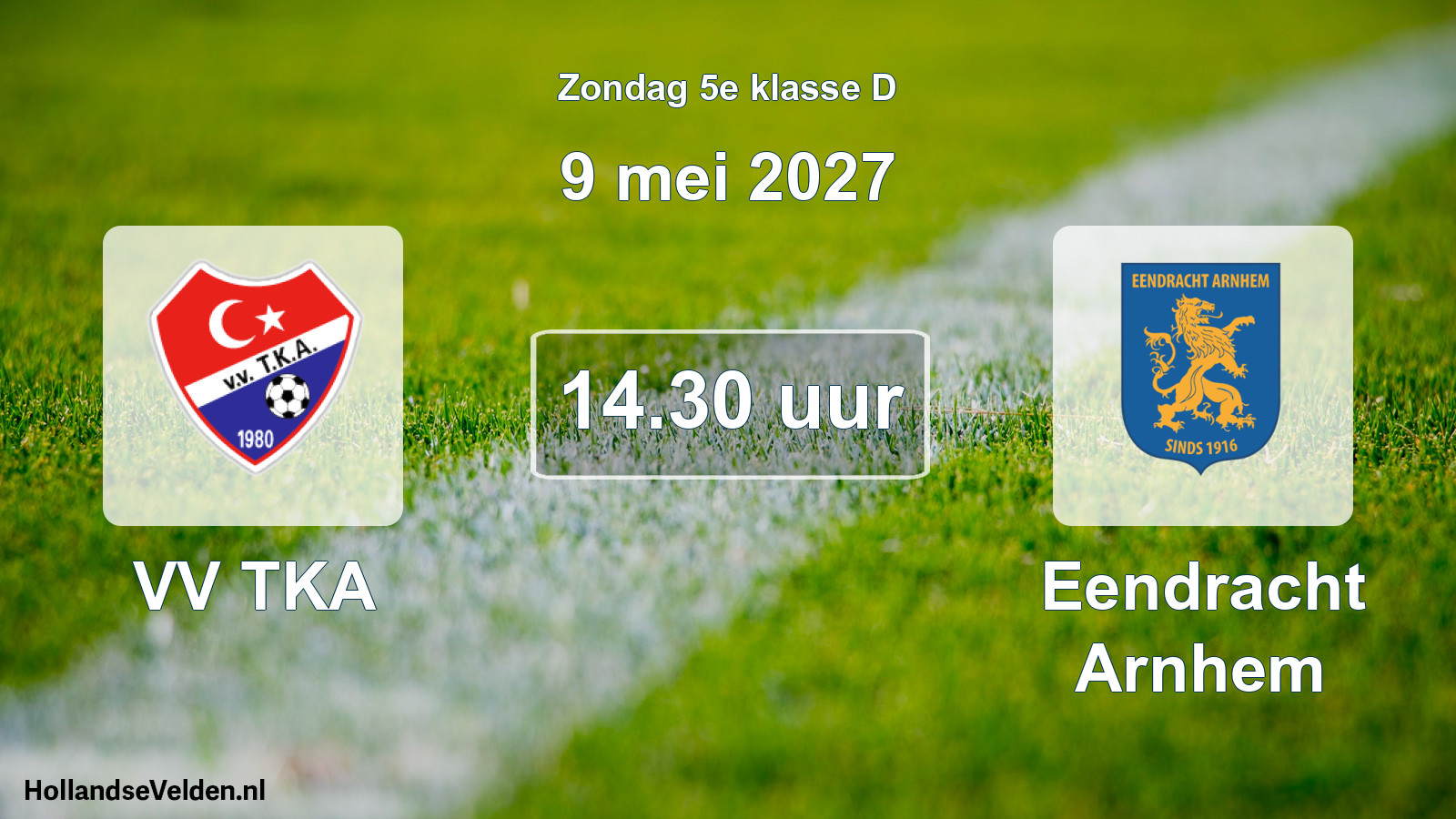 Scheduled Match: VV TKA - Eendracht Arnhem (9 May 2027)