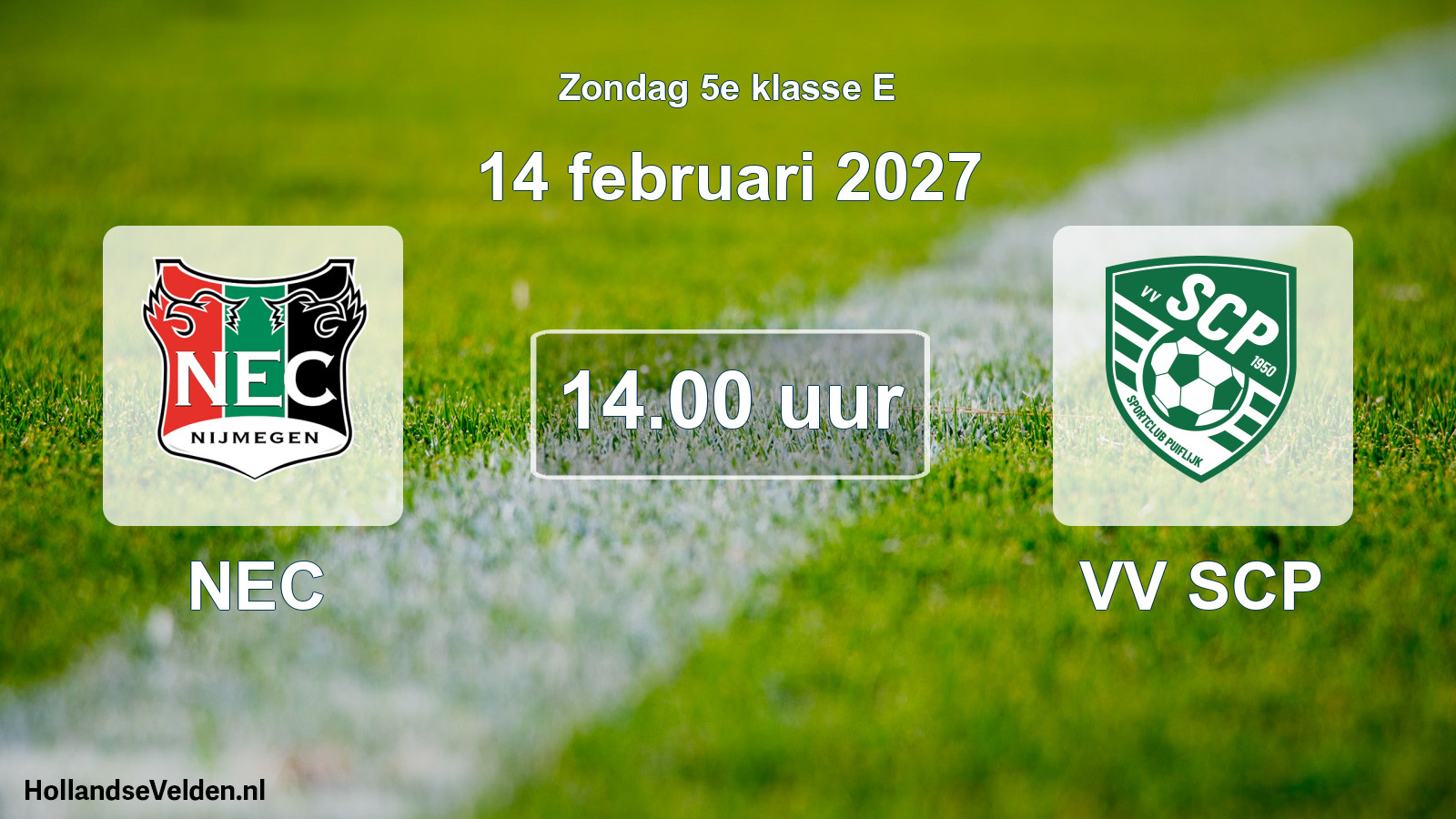 Scheduled Match: NEC - VV SCP (14 February 2027)