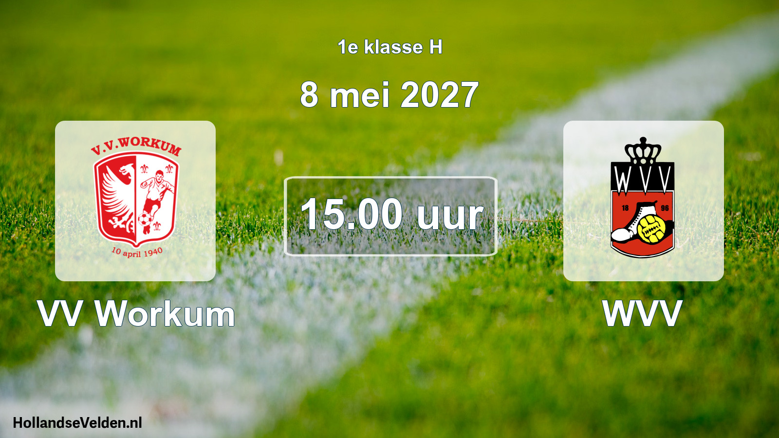 Scheduled Match: VV Workum - WVV (8 May 2027)