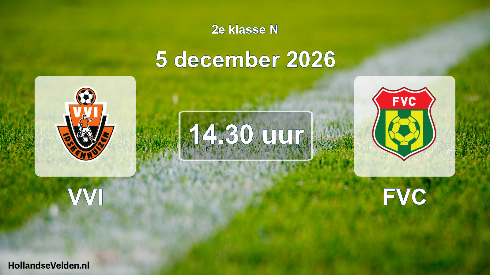 Geplande wedstrijd: VVI - FVC (5 december 2026)