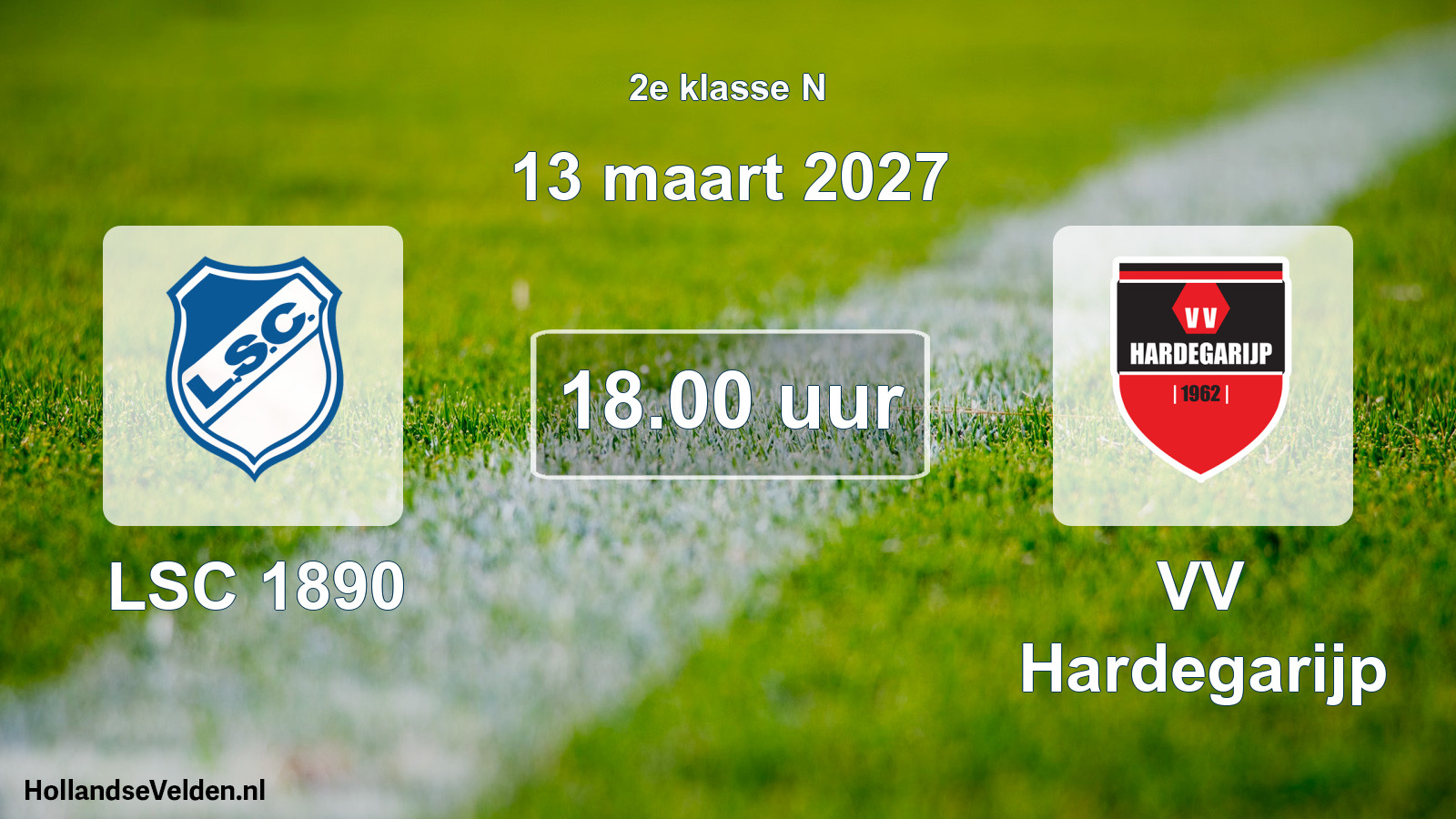 Geplande wedstrijd: LSC 1890 - VV Hardegarijp (13 maart 2027)