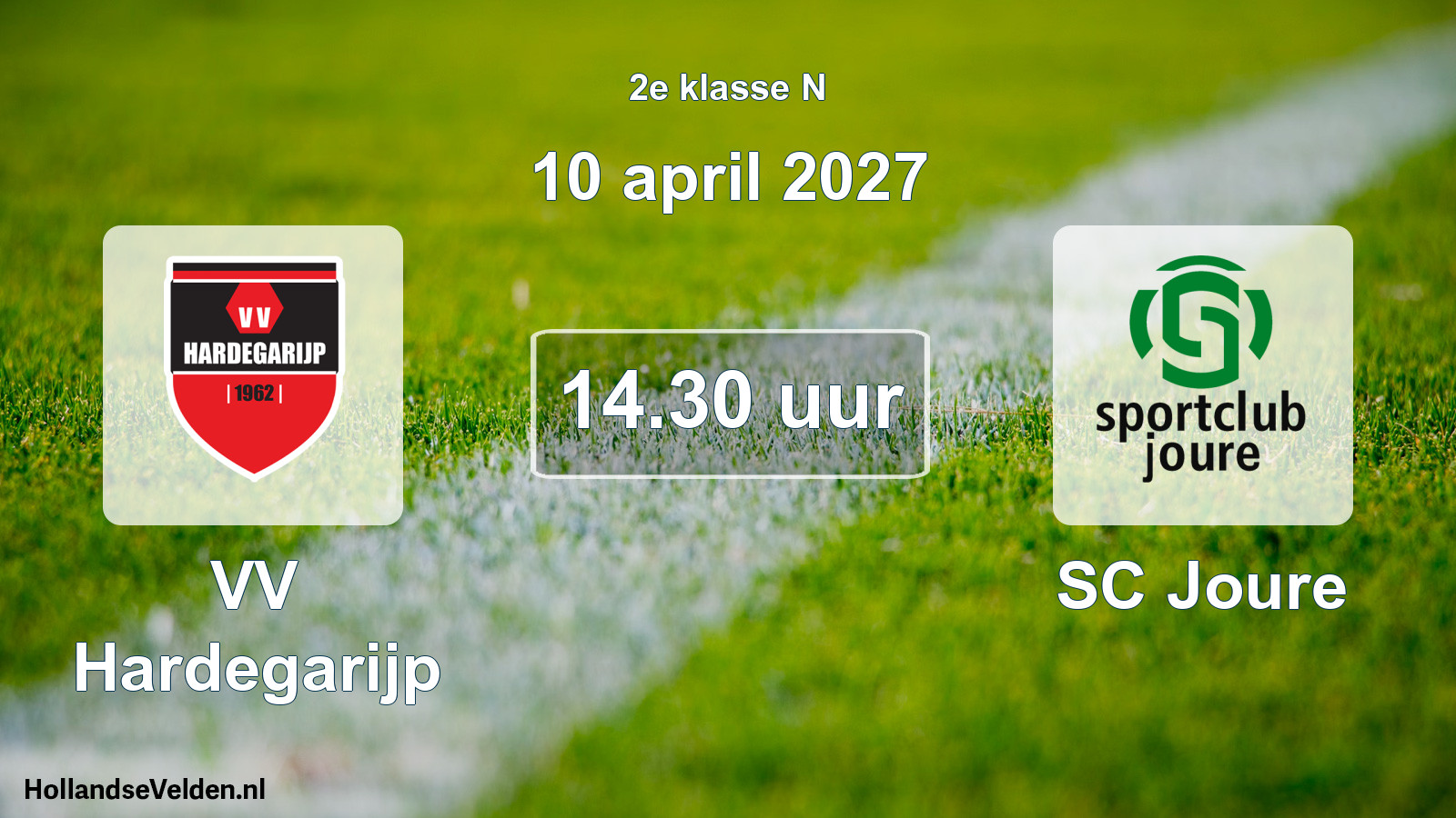 Geplande wedstrijd: VV Hardegarijp - SC Joure (10 april 2027)