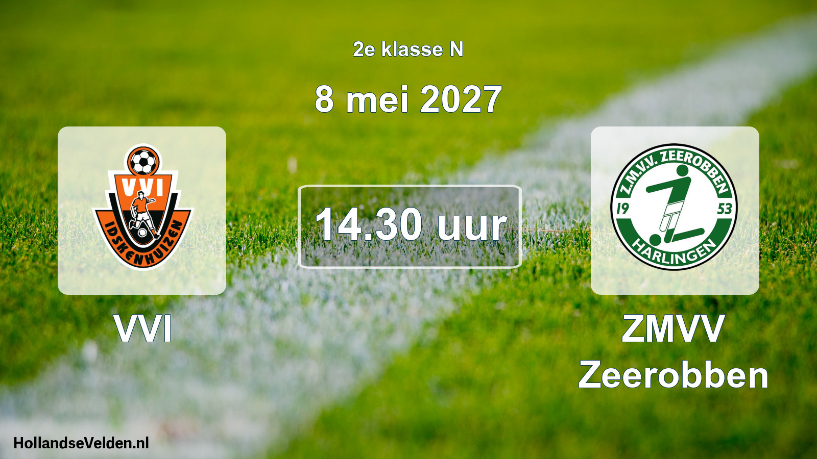 Geplande wedstrijd: VVI - ZMVV Zeerobben (8 mei 2027)