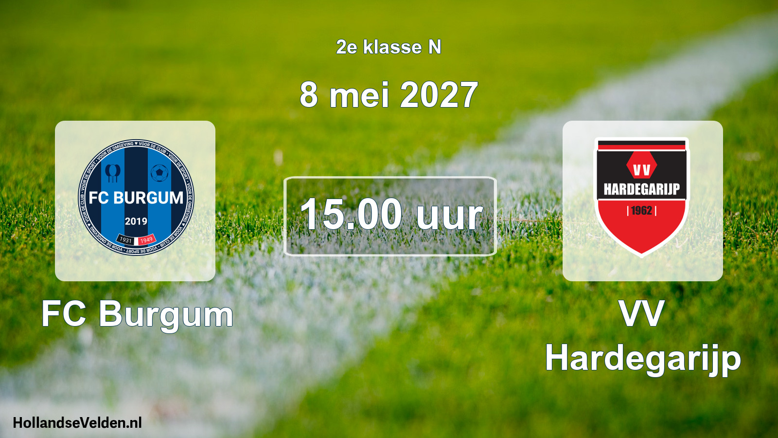 Geplande wedstrijd: FC Burgum - VV Hardegarijp (8 mei 2027)