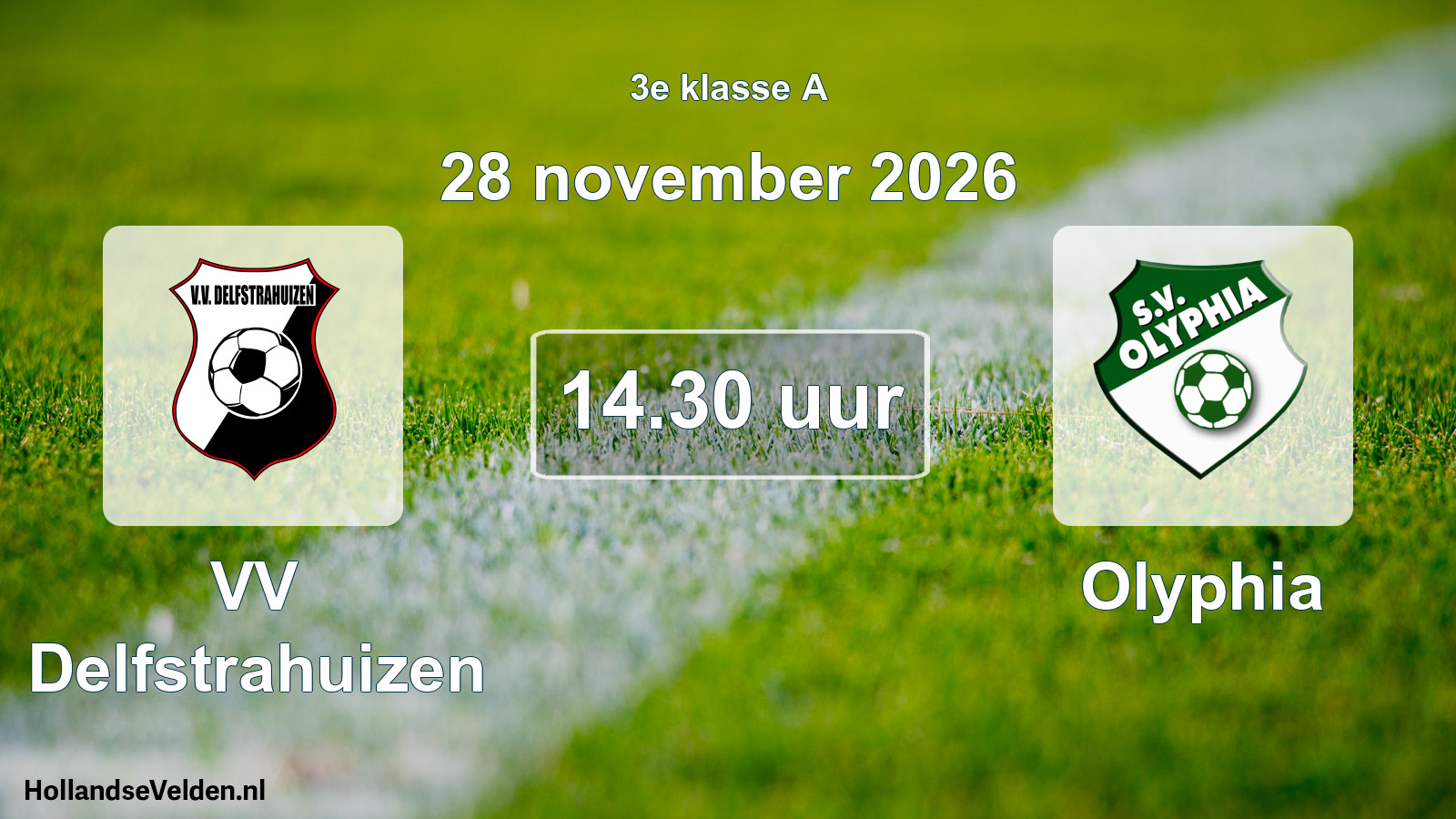 Scheduled Match: VV Delfstrahuizen - Olyphia (28 November 2026)