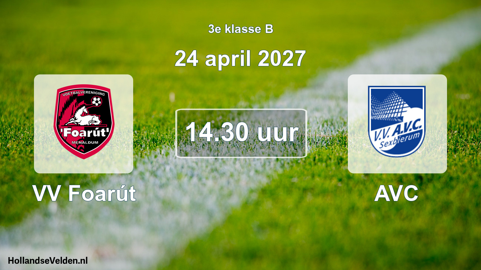 Scheduled Match: VV Foarút - AVC (24 April 2027)