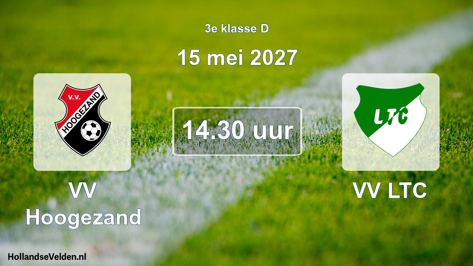 Geplande wedstrijd: VV Hoogezand - VV LTC (15 mei 2027)
