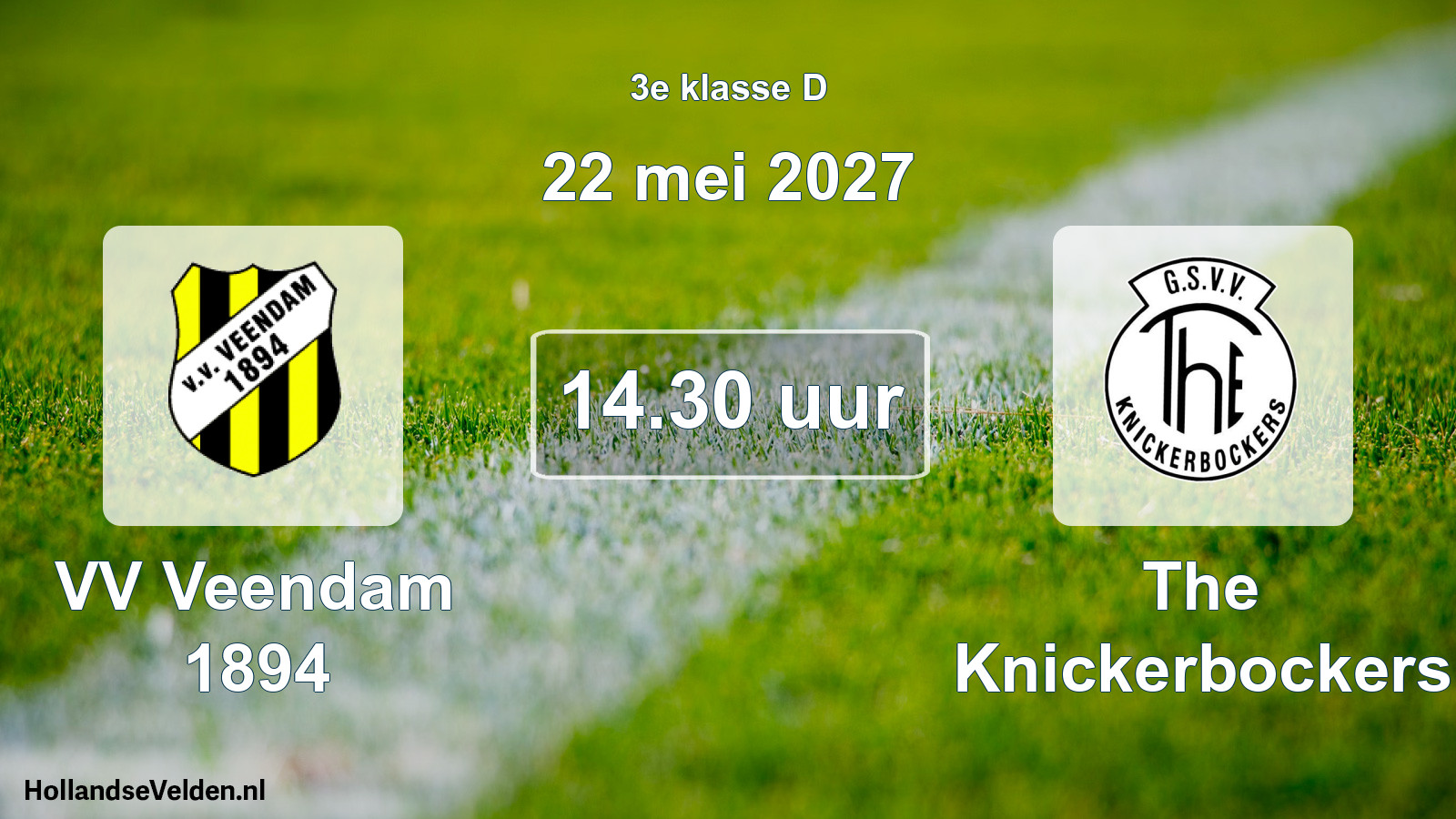 Geplande wedstrijd: VV Veendam 1894 - The Knickerbockers (22 mei 2027)
