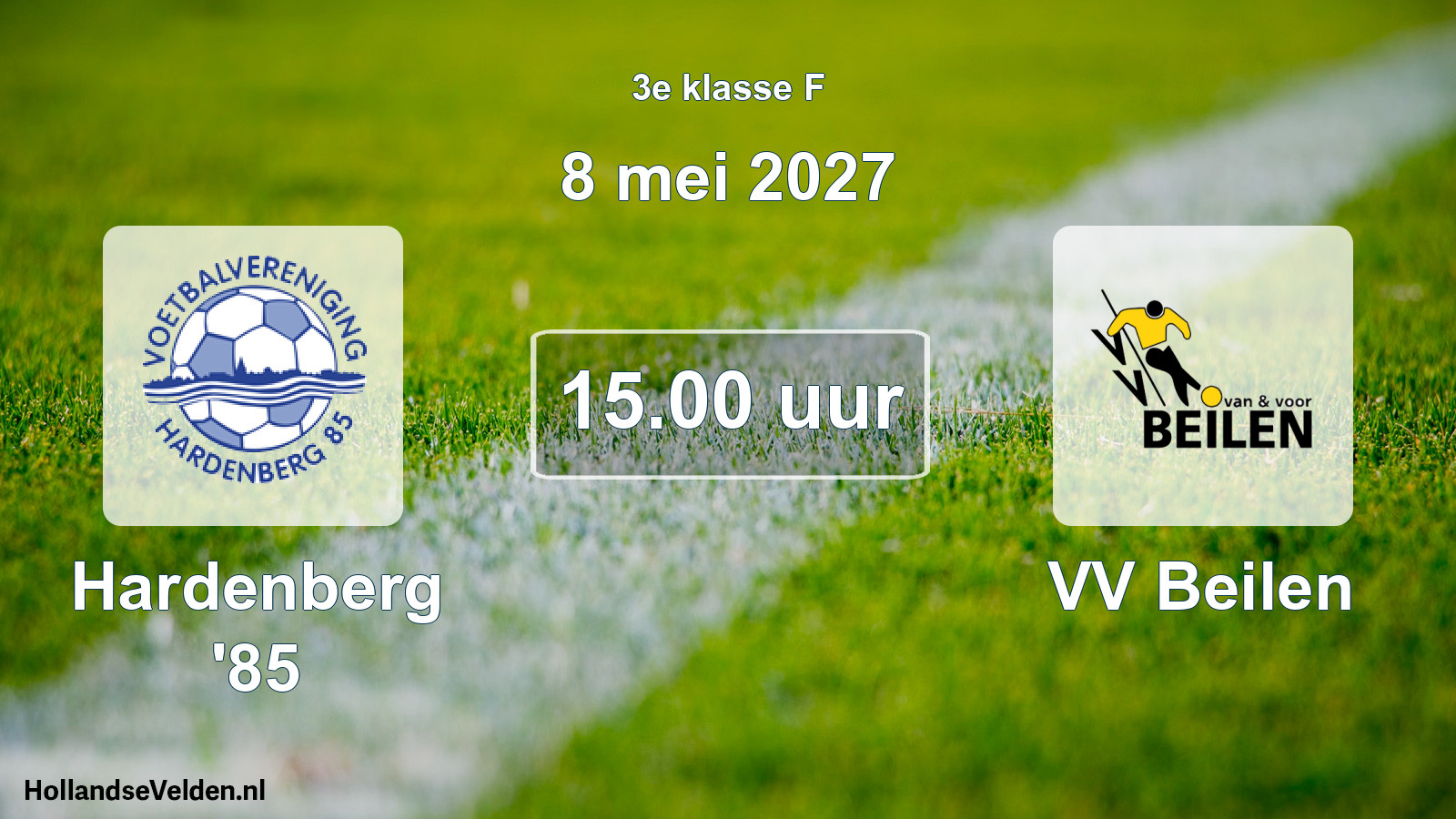 Geplande wedstrijd: Hardenberg '85 - VV Beilen (8 mei 2027)