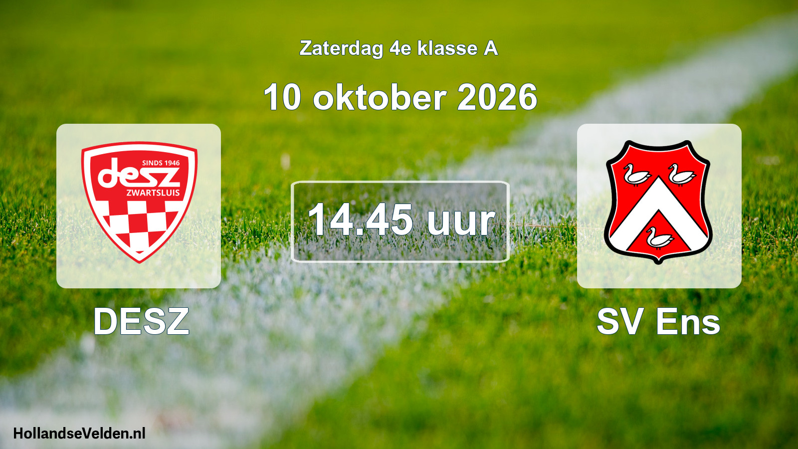 Scheduled Match: DESZ - SV Ens (10 October 2026)