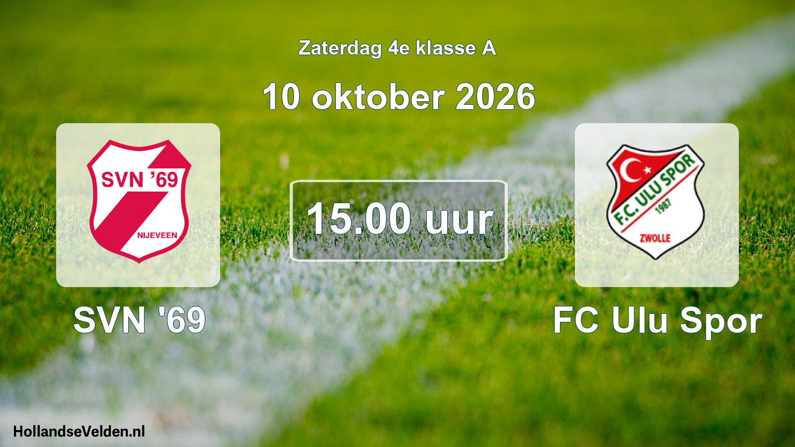 Scheduled Match: SVN '69 - FC Ulu Spor (10 October 2026)