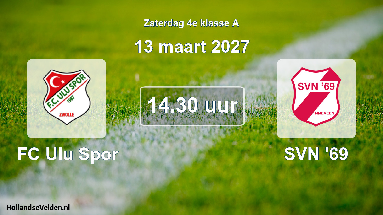 Scheduled Match: FC Ulu Spor - SVN '69 (13 March 2027)