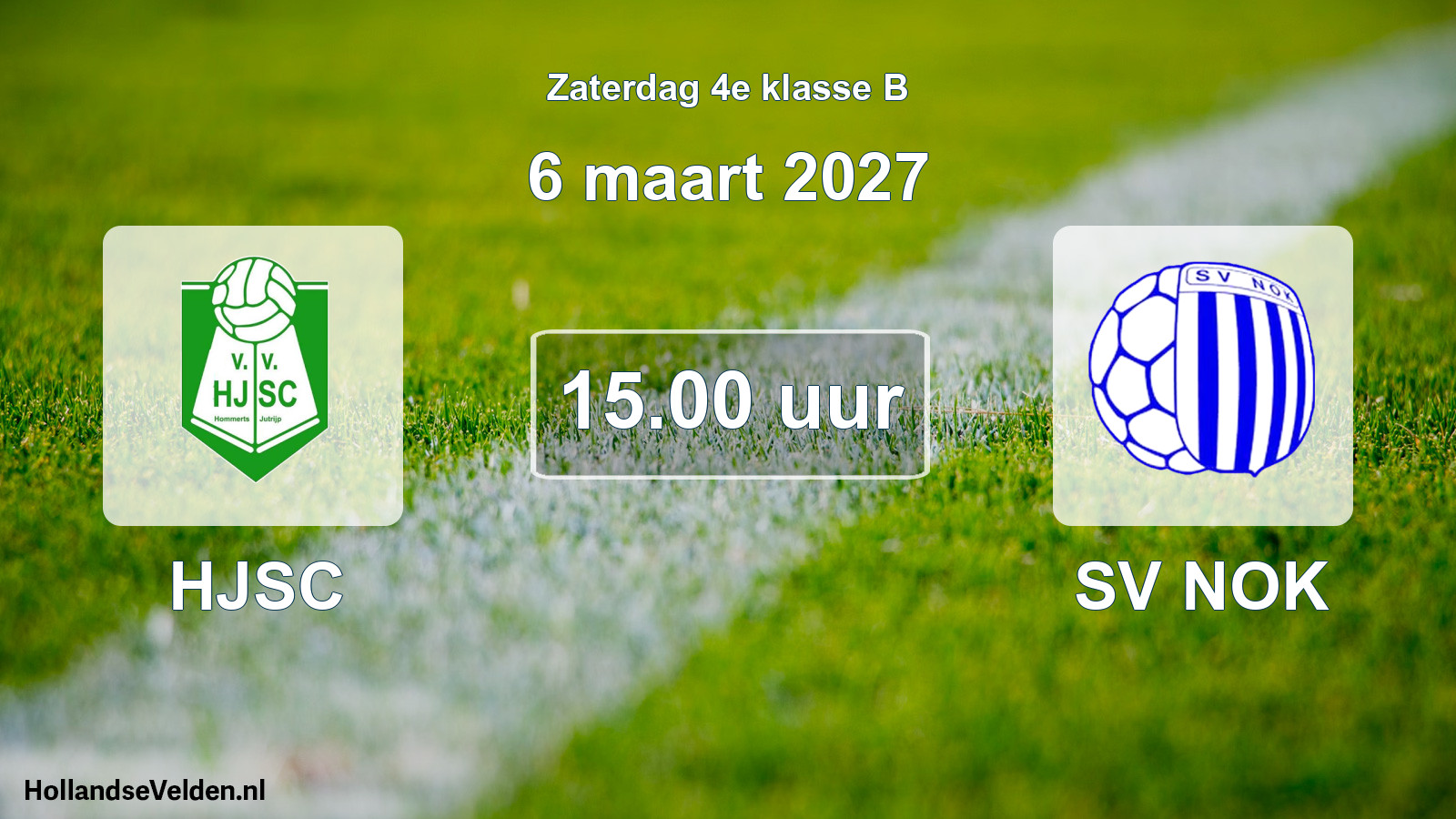 Geplande wedstrijd: HJSC - SV NOK (6 maart 2027)