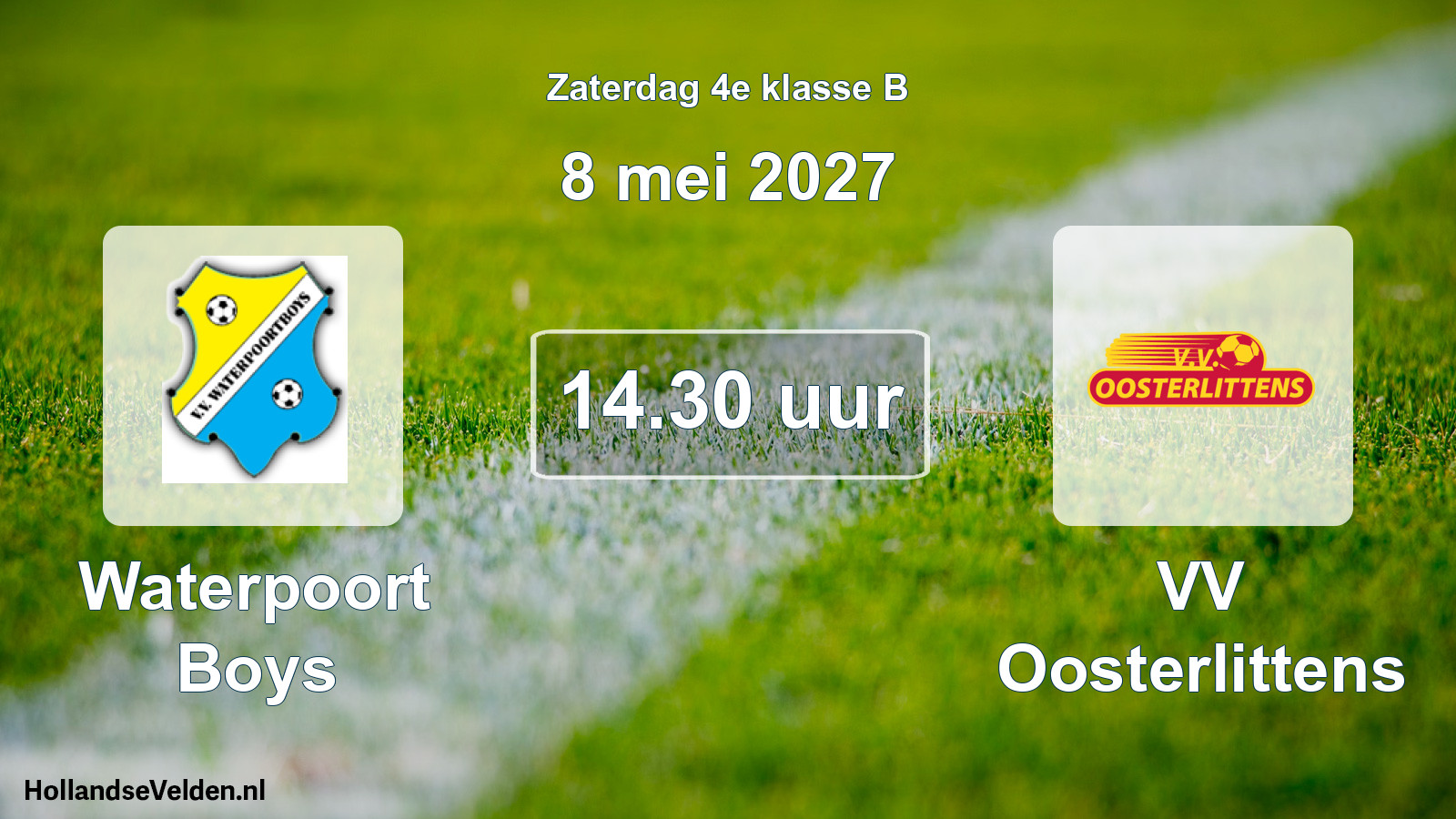 Geplande wedstrijd: Waterpoort Boys - VV Oosterlittens (8 mei 2027)