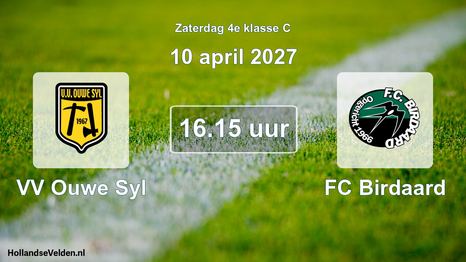 Scheduled Match: VV Ouwe Syl - FC Birdaard (10 April 2027)