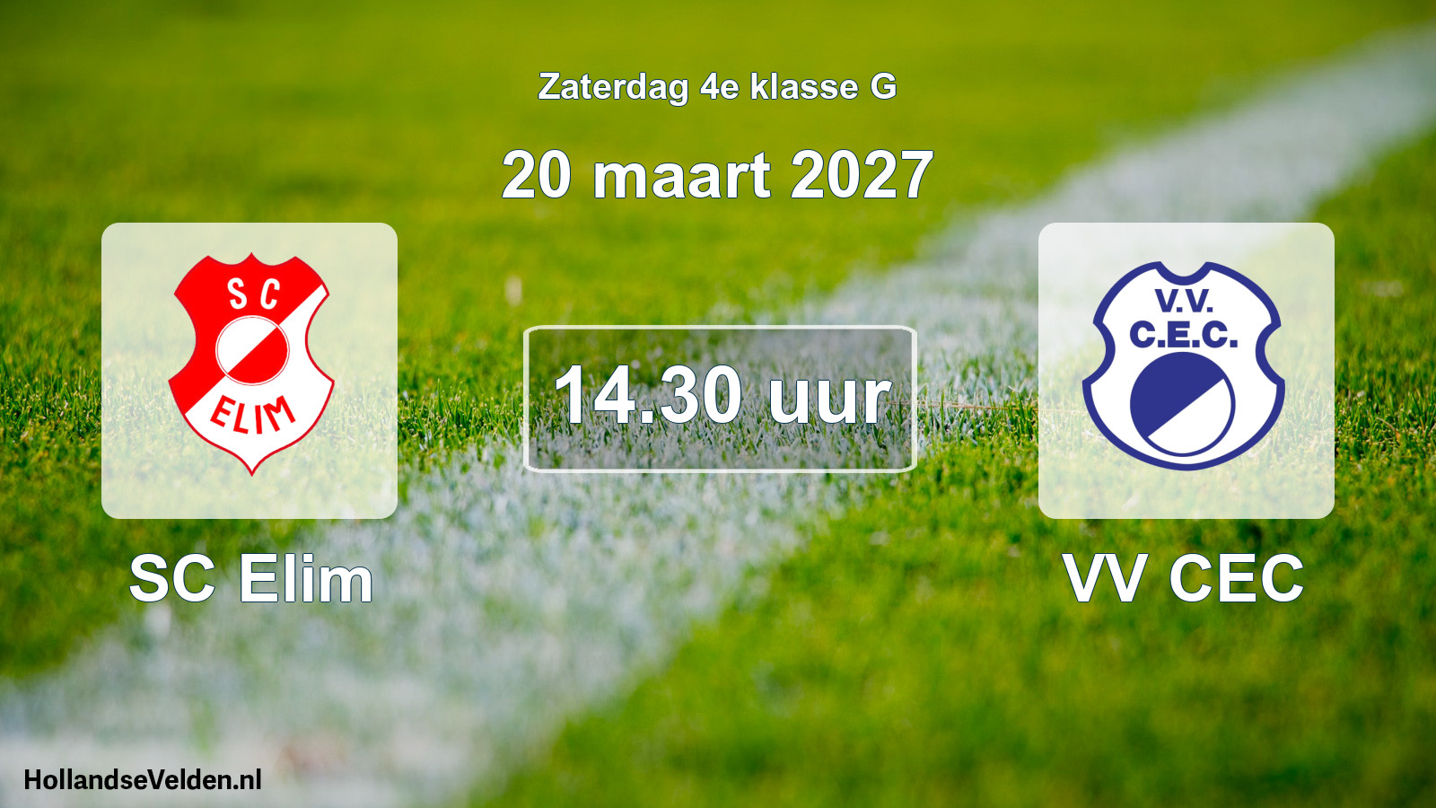 Scheduled Match: SC Elim - VV CEC (20 March 2027)
