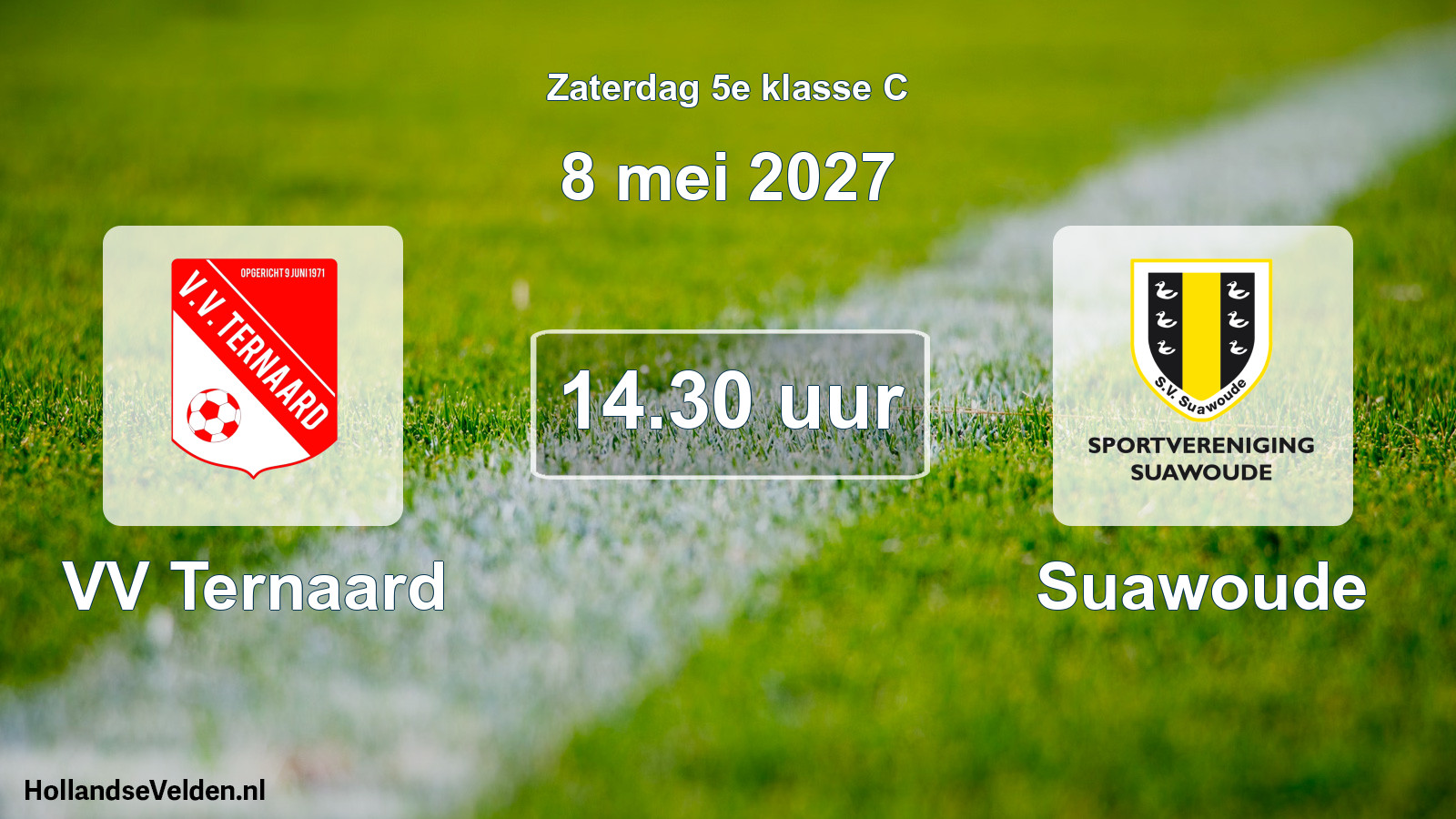 Geplande wedstrijd: VV Ternaard - Suawoude (8 mei 2027)