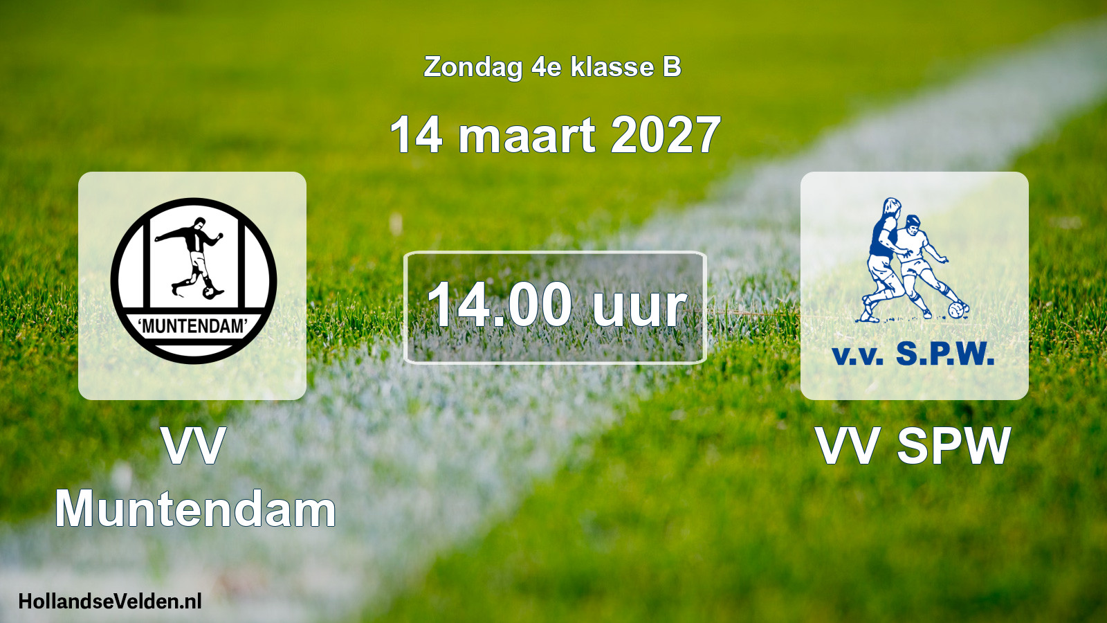 Geplande wedstrijd: VV Muntendam - VV SPW (14 maart 2027)