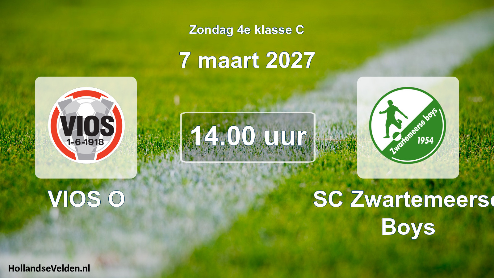 Scheduled Match: VIOS O - SC Zwartemeerse Boys (7 March 2027)