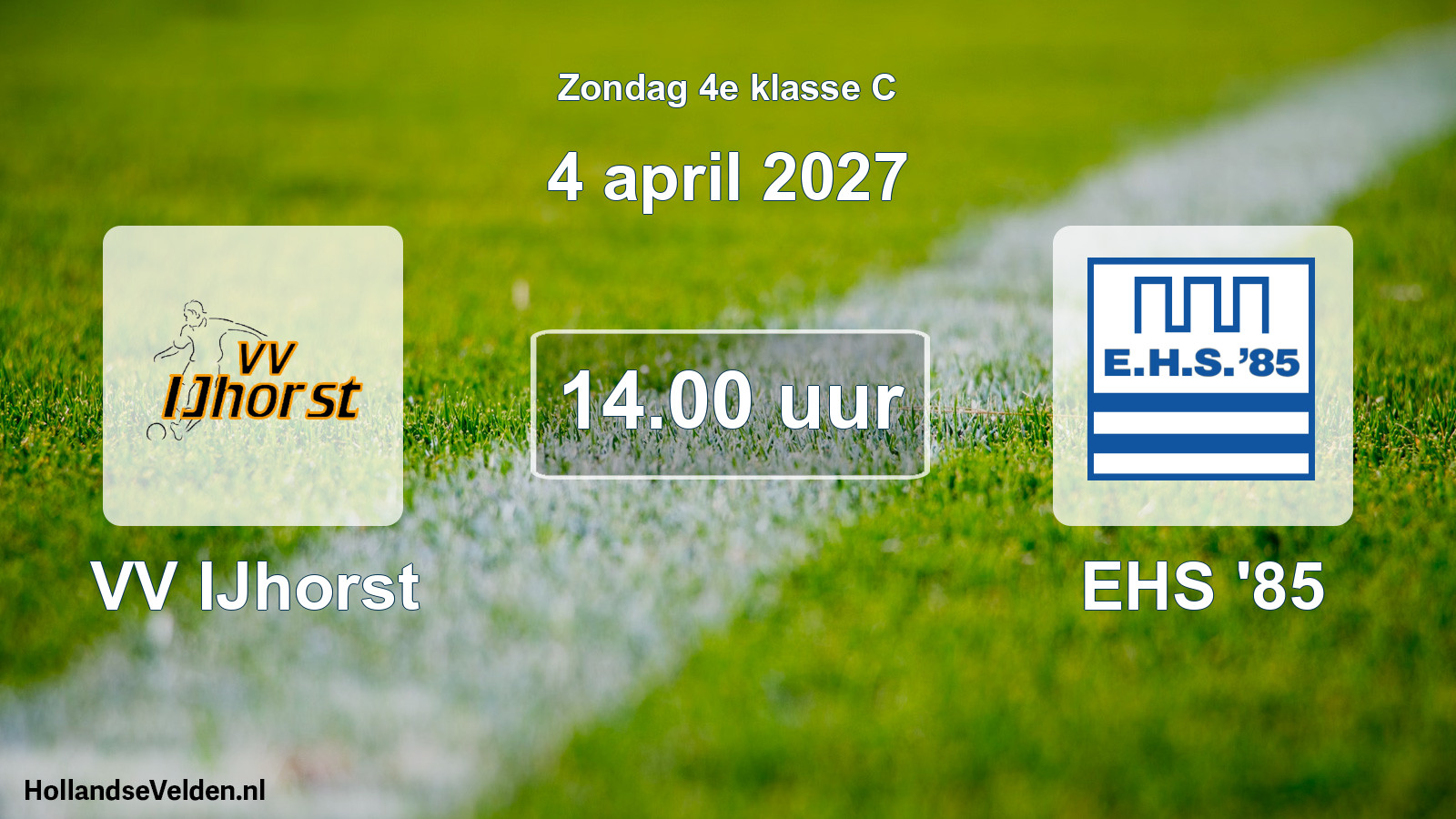 Scheduled Match: VV IJhorst - EHS '85 (4 April 2027)