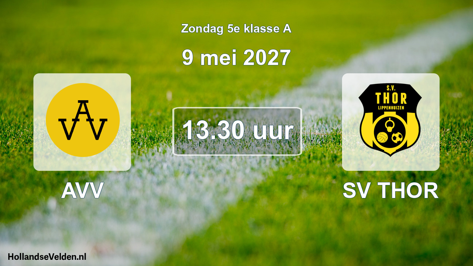 Scheduled Match: AVV - SV THOR (9 May 2027)