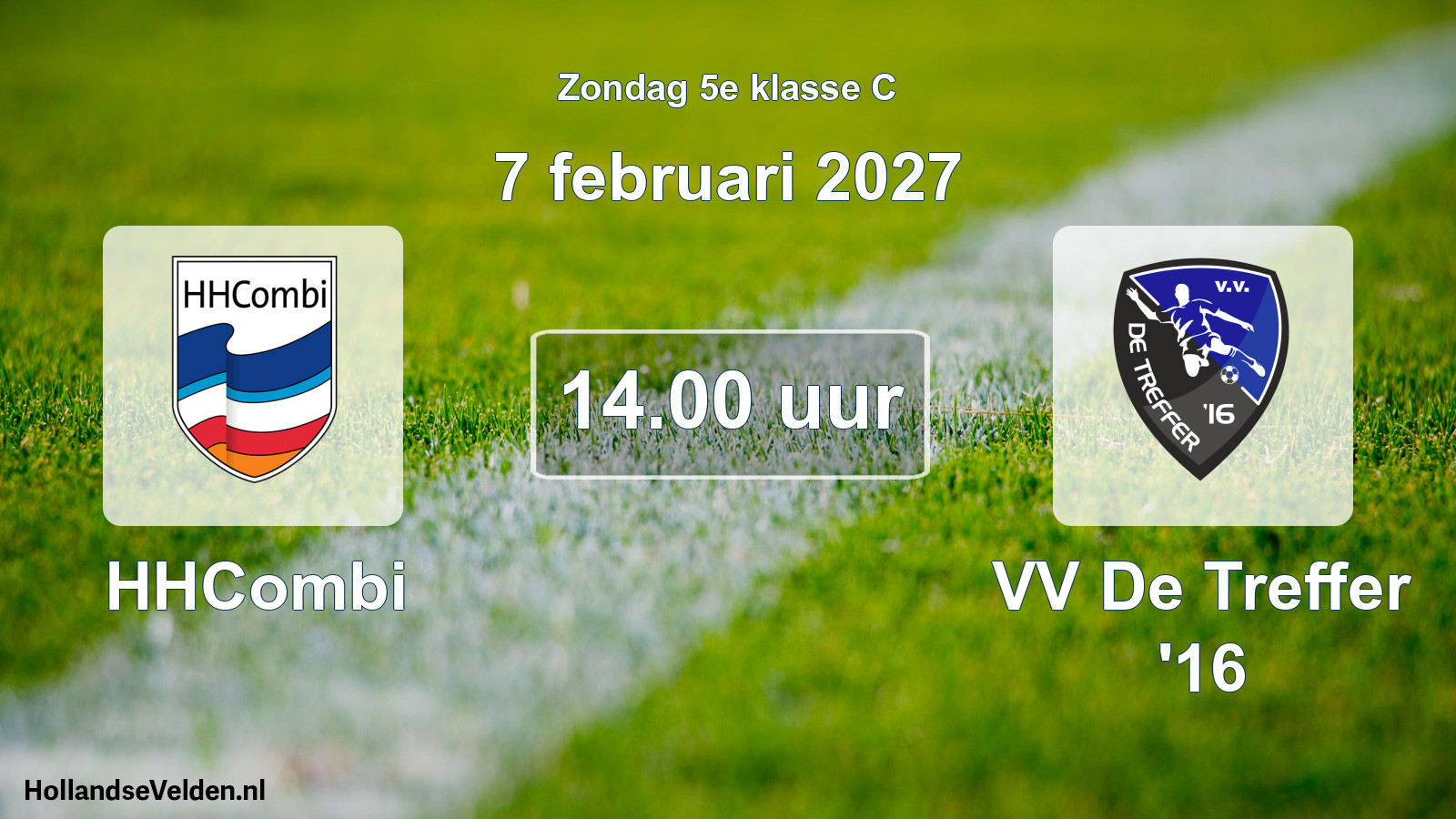 Geplande wedstrijd: HHCombi - VV De Treffer '16 (7 februari 2027)