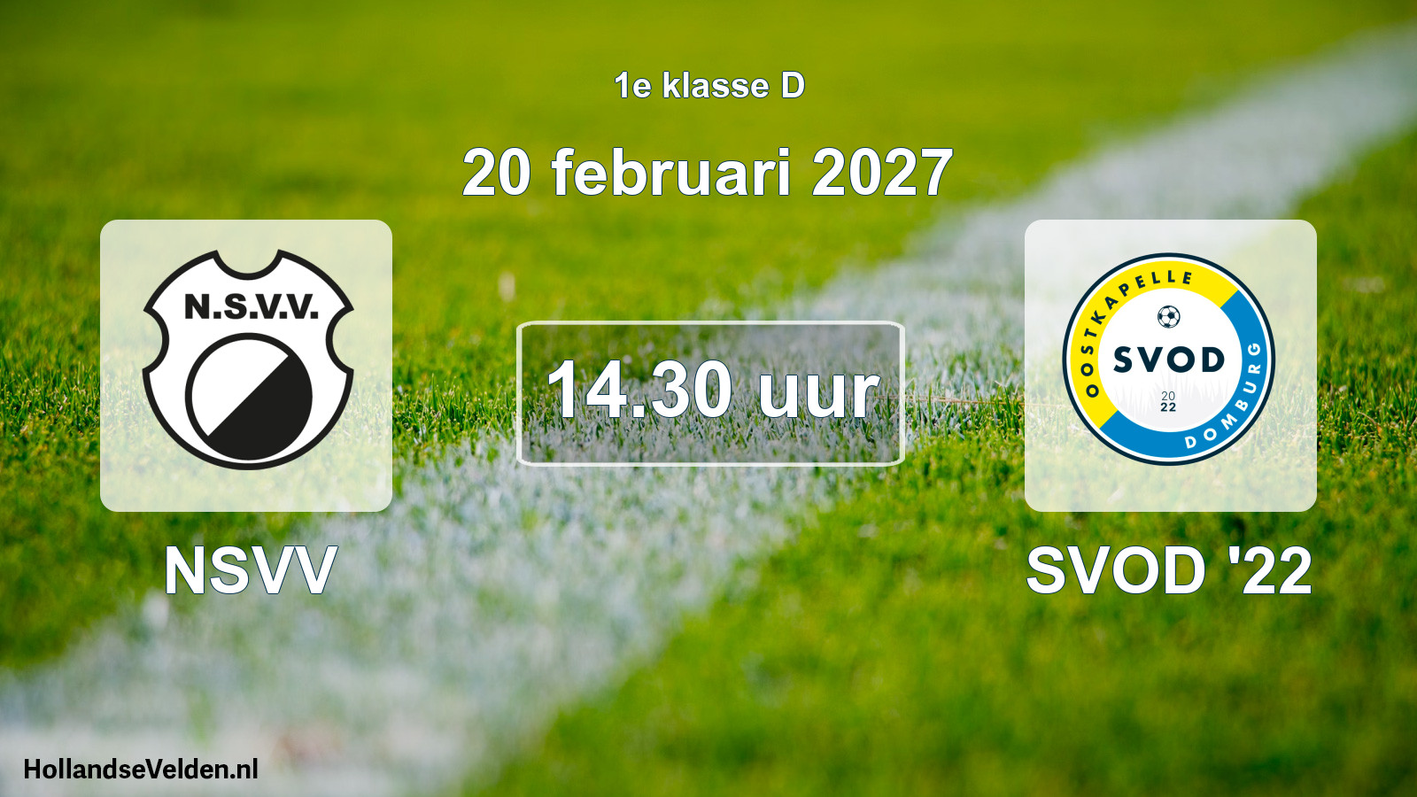 Geplande wedstrijd: NSVV - SVOD '22 (20 februari 2027)