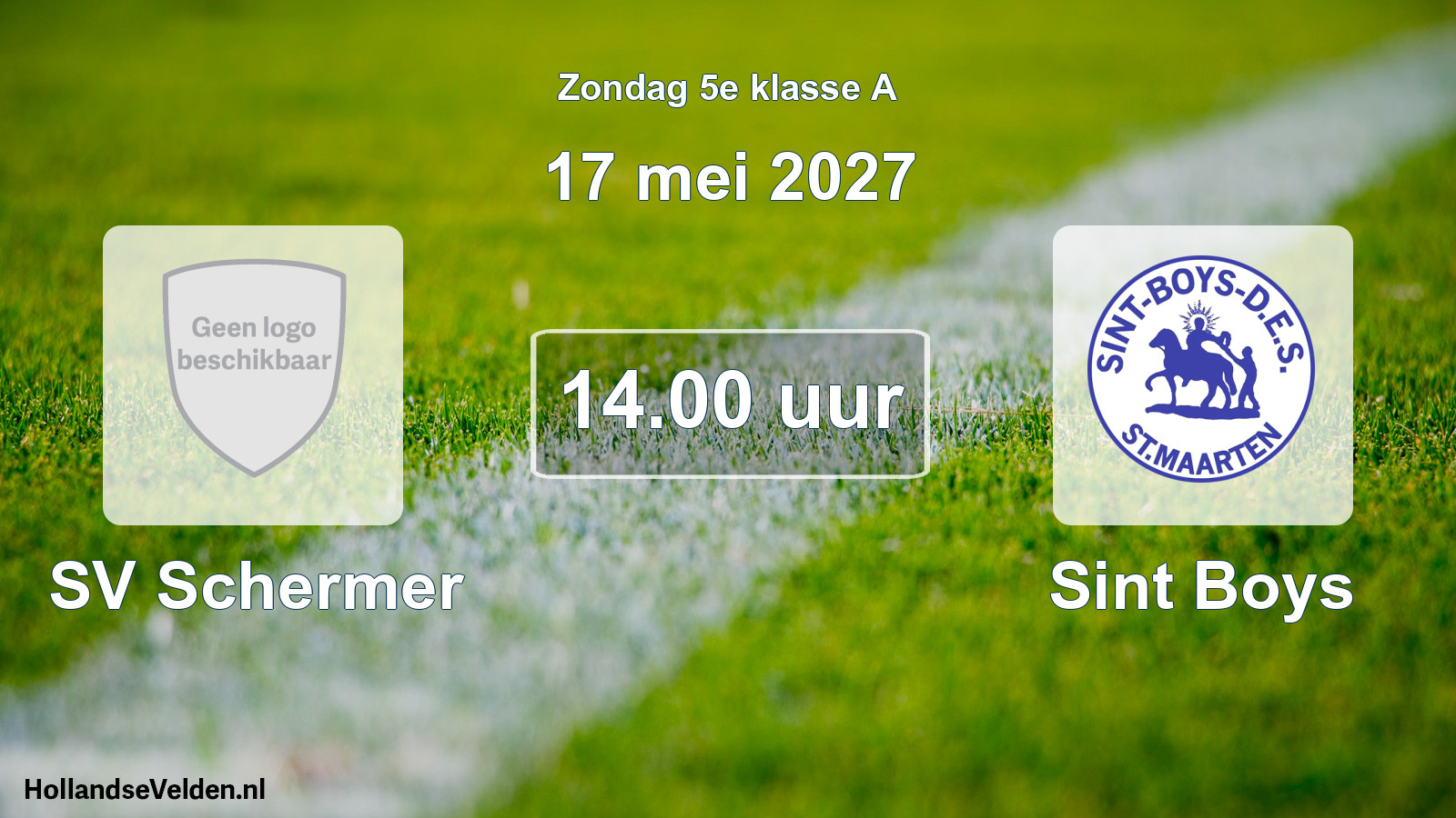 Scheduled Match: SV Schermer - Sint Boys (17 May 2027)