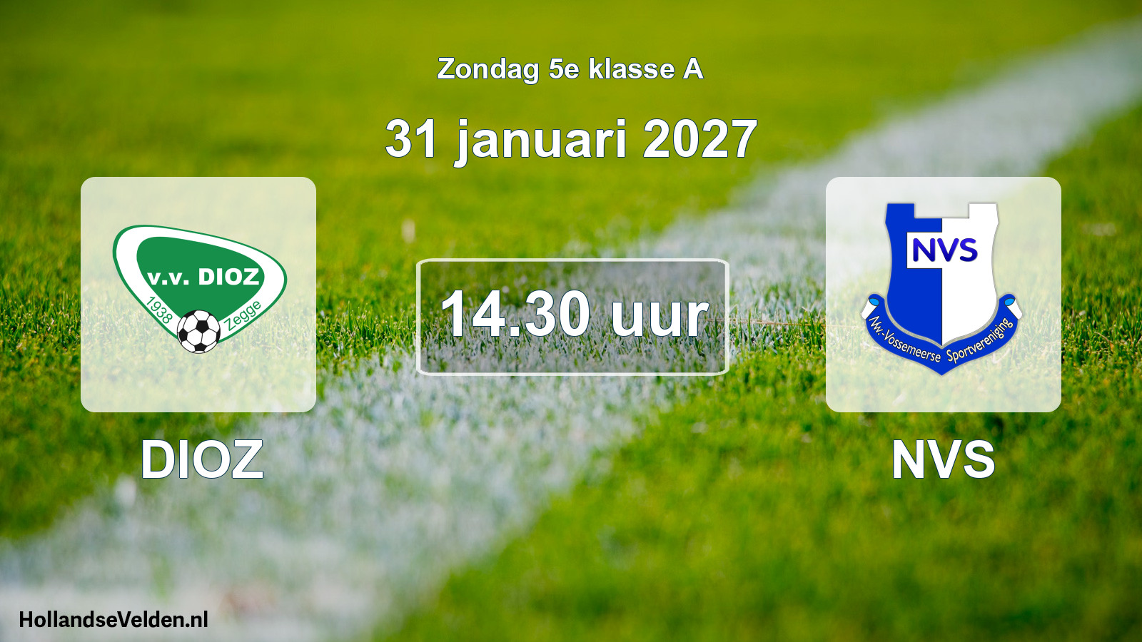 Scheduled Match: DIOZ - NVS (31 January 2027)