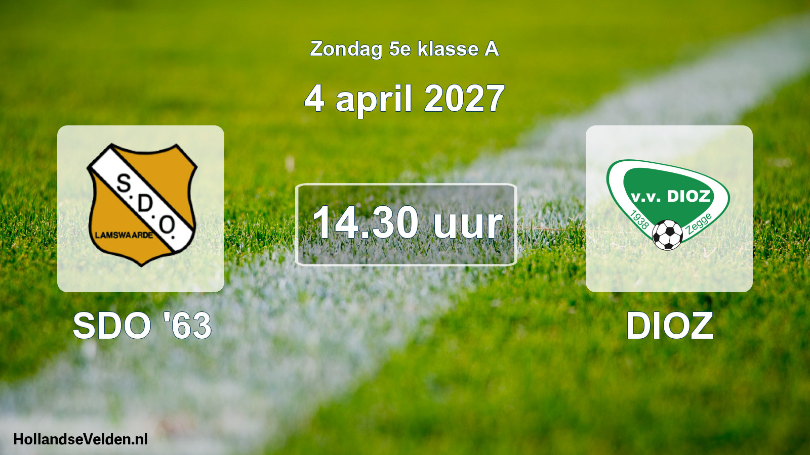 Scheduled Match: SDO '63 - DIOZ (4 April 2027)